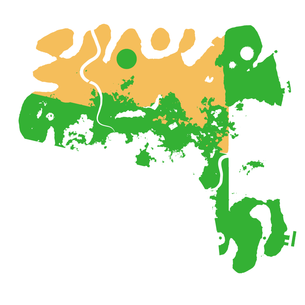 Biome Rust Map: Procedural Map, Size: 4000, Seed: 548457