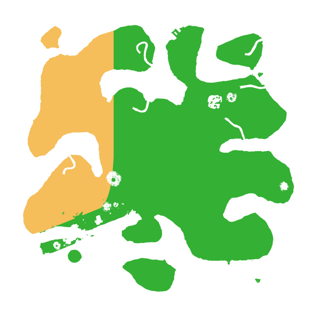 Biome Rust Map: Procedural Map, Size: 3200, Seed: 656484848