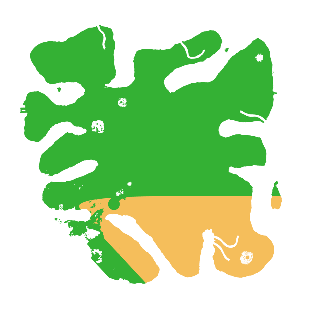 Biome Rust Map: Procedural Map, Size: 3500, Seed: 1559160144