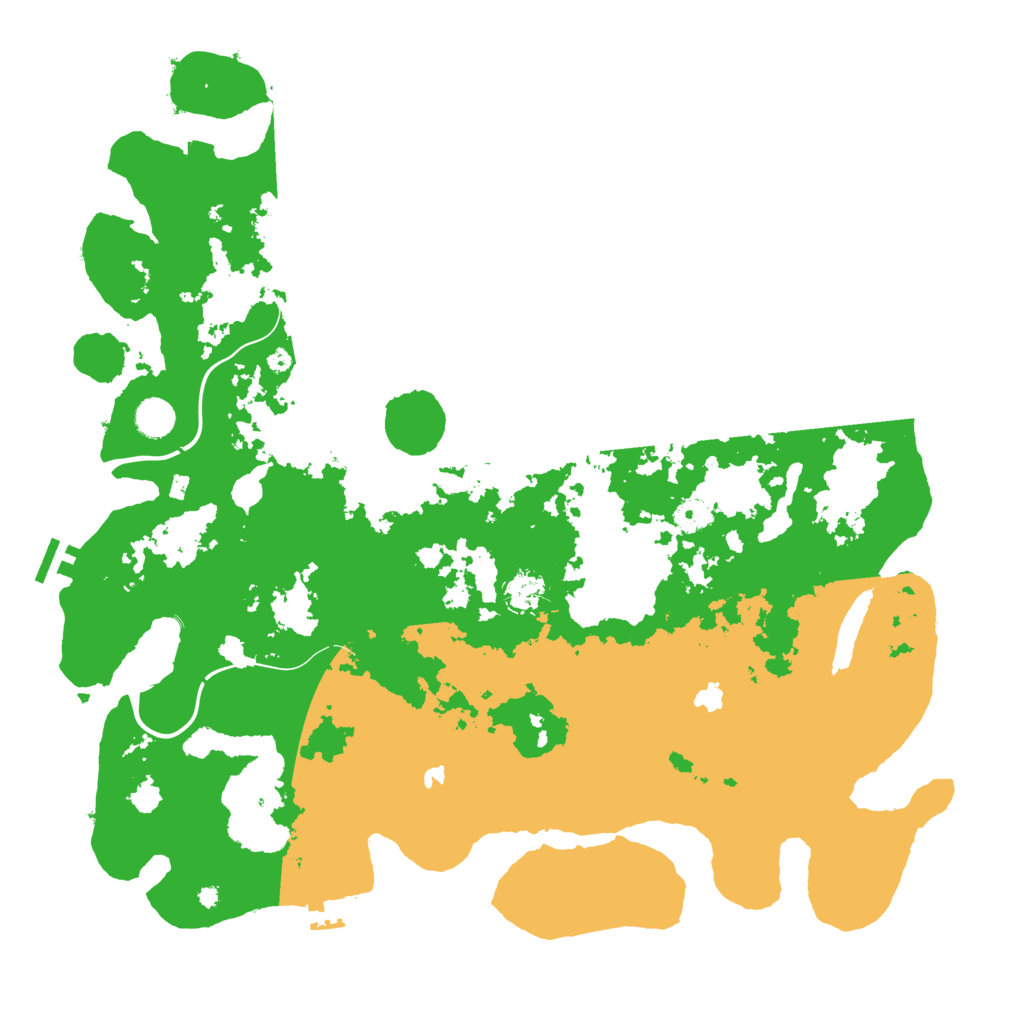 Biome Rust Map: Procedural Map, Size: 4500, Seed: 62642