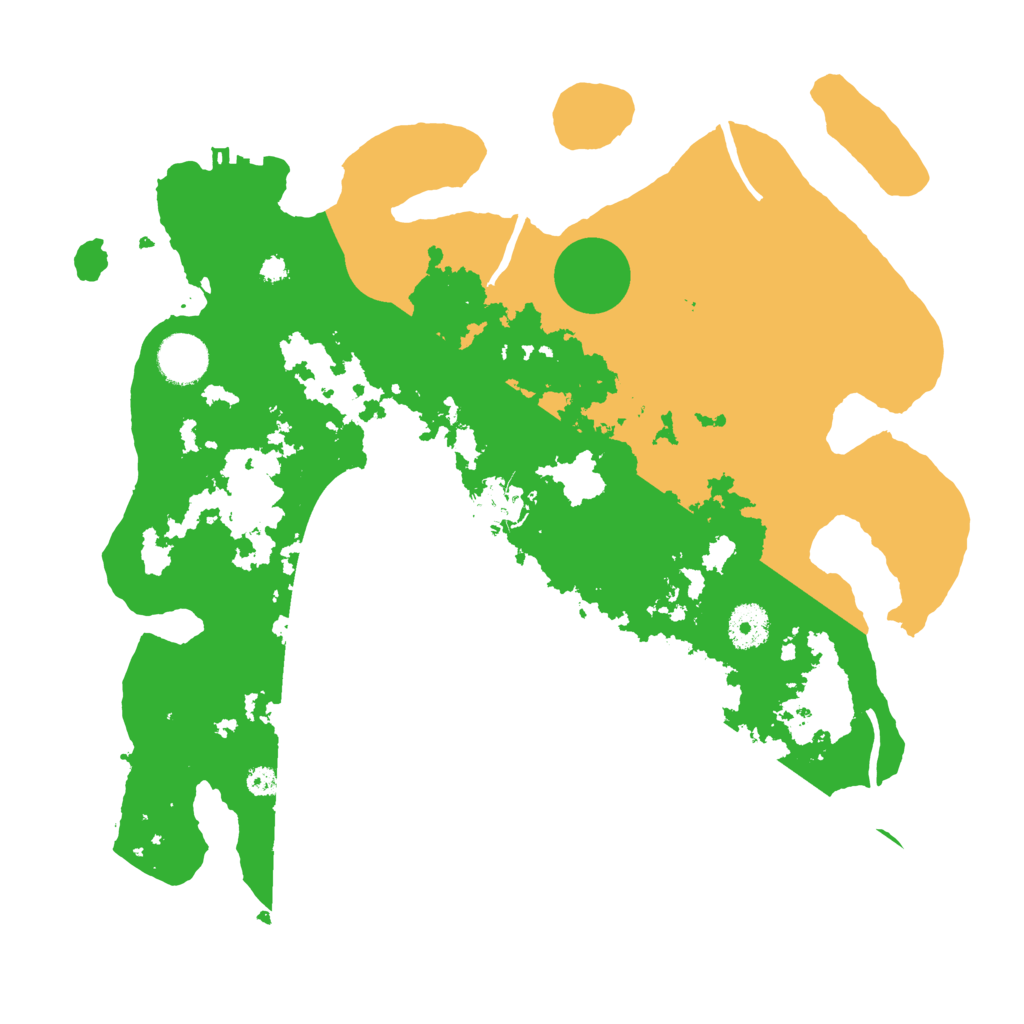 Biome Rust Map: Procedural Map, Size: 3550, Seed: 600796