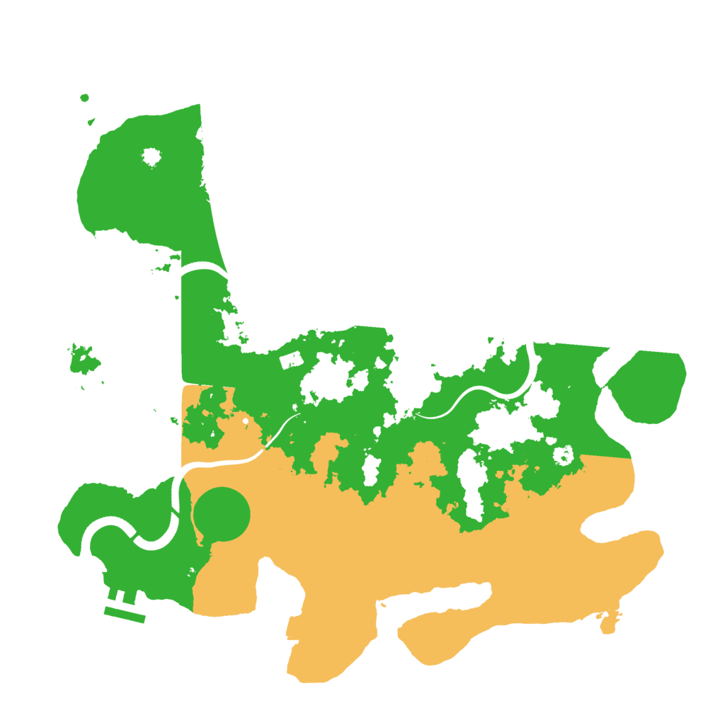 Biome Rust Map: Procedural Map, Size: 3550, Seed: 816711