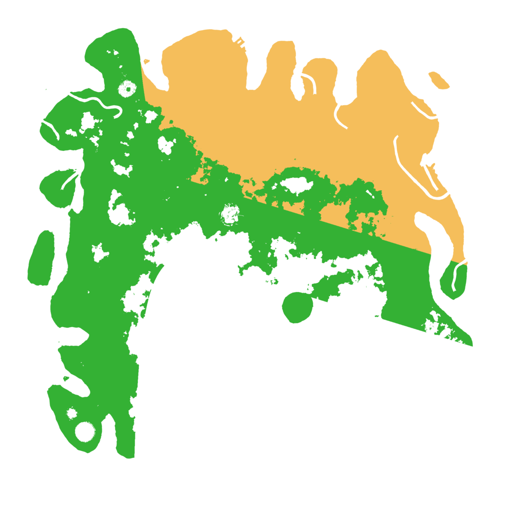 Biome Rust Map: Procedural Map, Size: 4500, Seed: 616602622