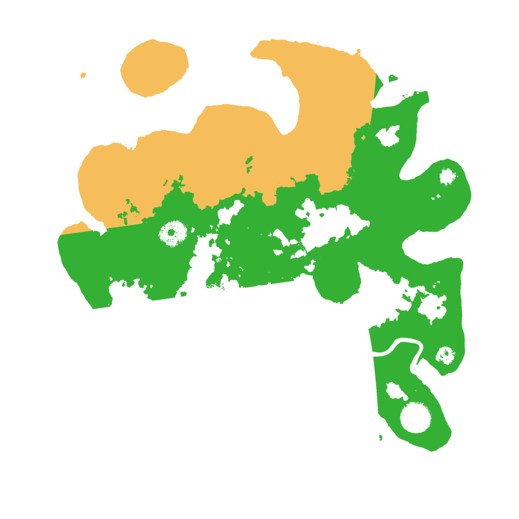 Biome Rust Map: Procedural Map, Size: 3000, Seed: 23213