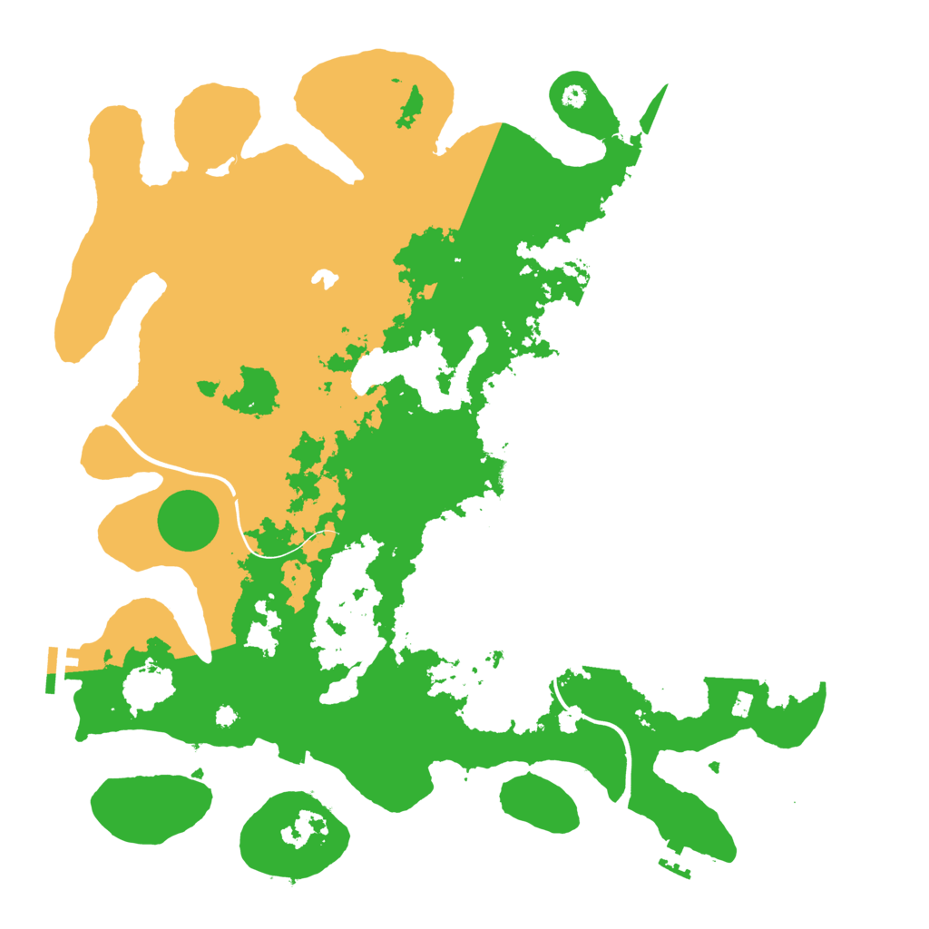 Biome Rust Map: Procedural Map, Size: 4000, Seed: 68759266