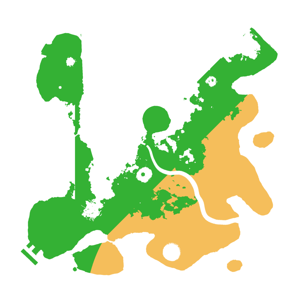 Biome Rust Map: Procedural Map, Size: 3000, Seed: 524164371