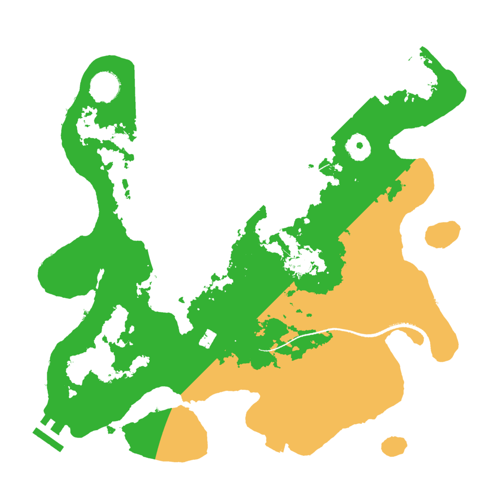 Biome Rust Map: Procedural Map, Size: 3000, Seed: 524164371