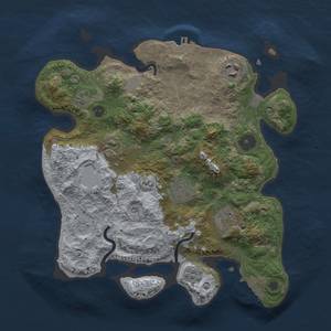 Thumbnail Rust Map: Procedural Map, Size: 3000, Seed: 31337, 14 Monuments