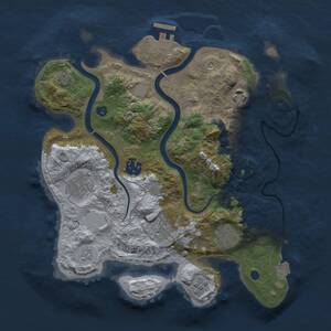 Thumbnail Rust Map: Procedural Map, Size: 3000, Seed: 31337, 11 Monuments