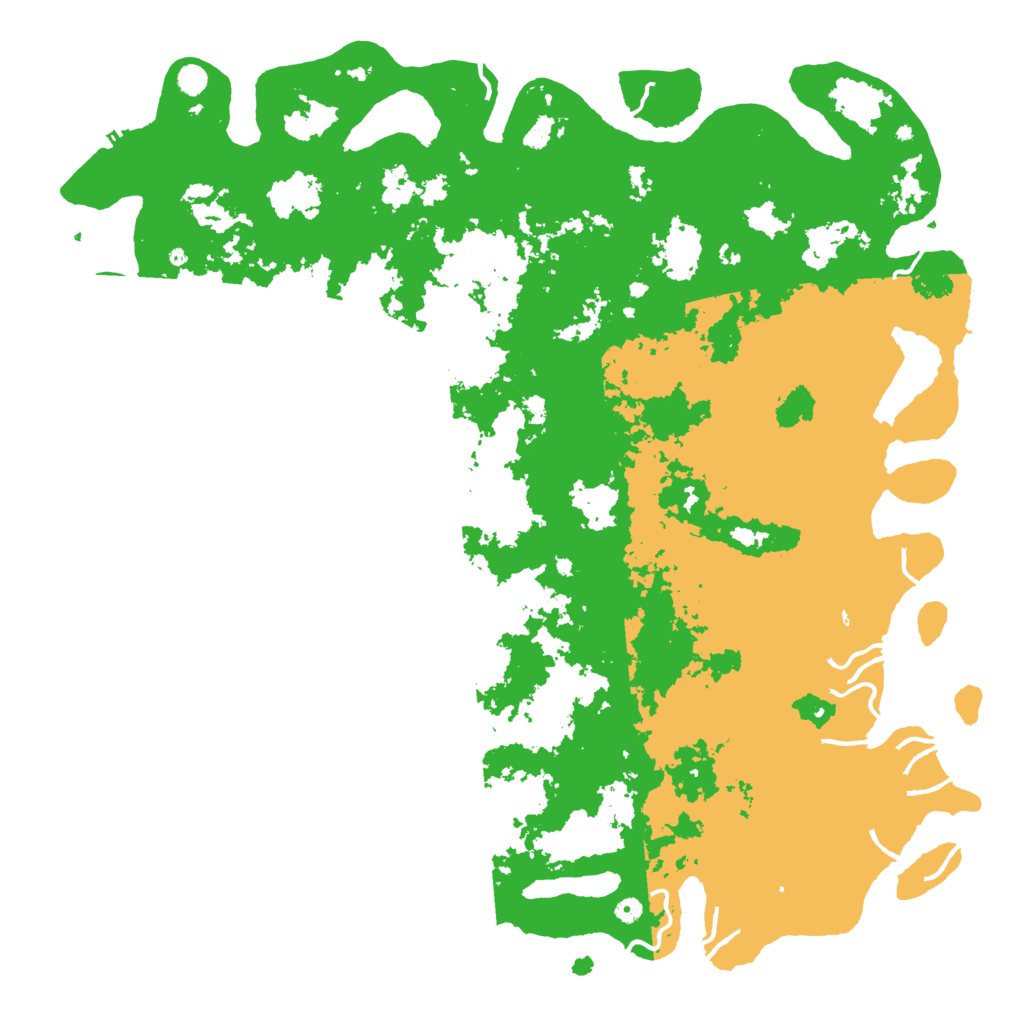 Biome Rust Map: Procedural Map, Size: 6000, Seed: 72173213