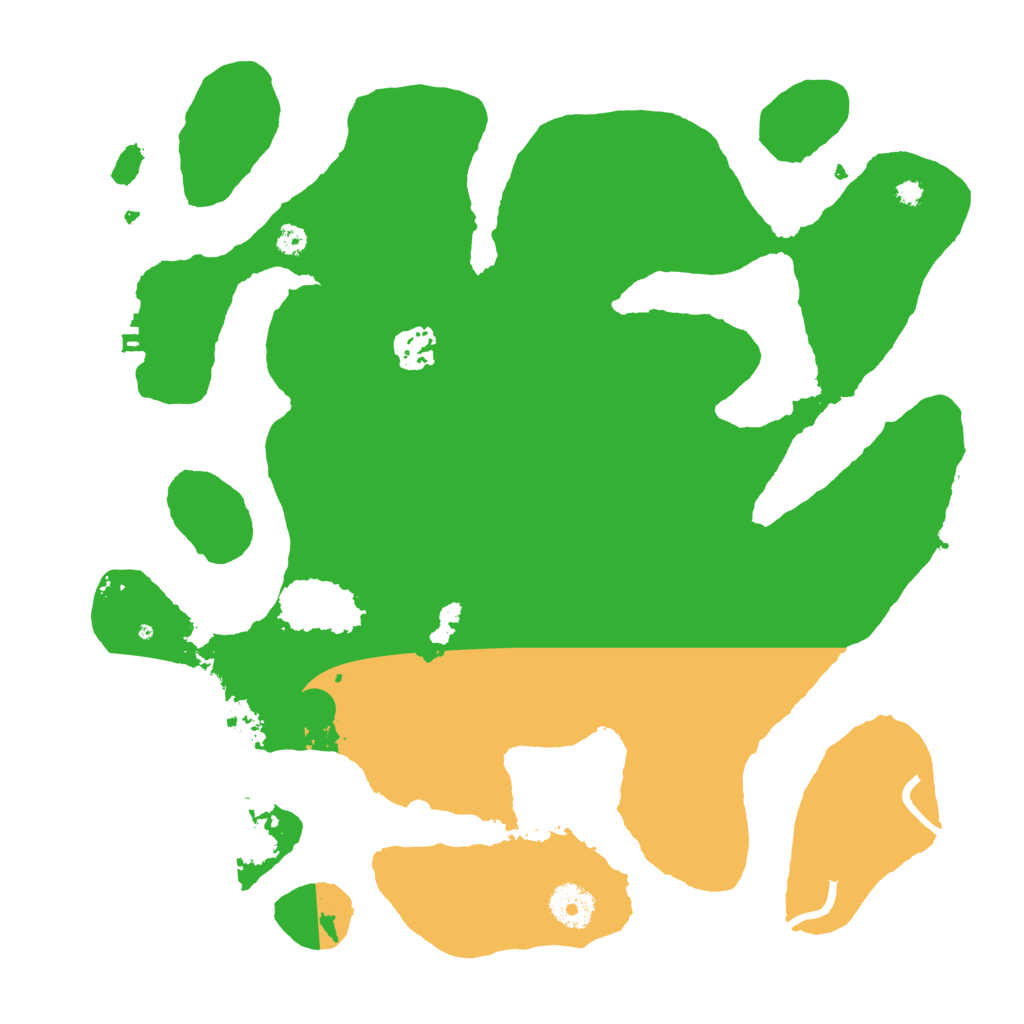 Biome Rust Map: Procedural Map, Size: 3500, Seed: 895685869