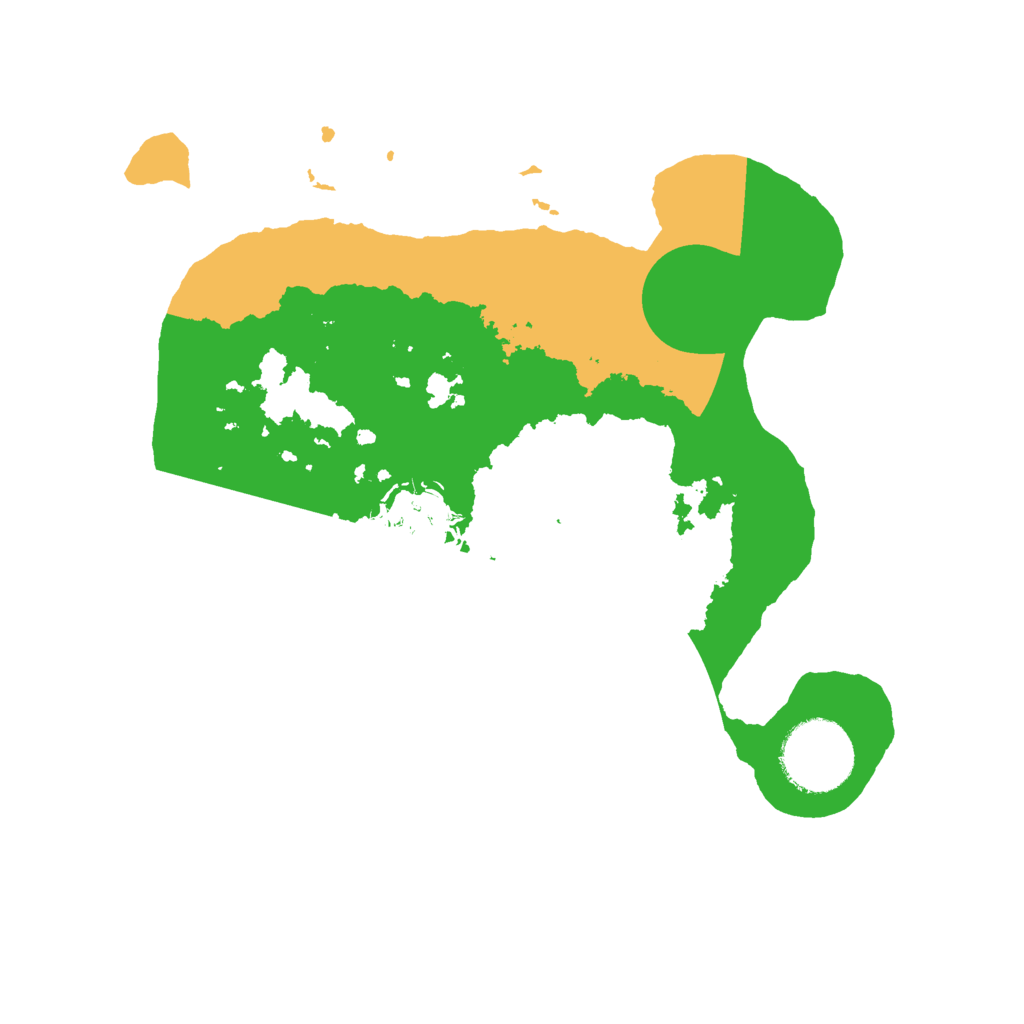 Biome Rust Map: Barren, Size: 2500, Seed: 406