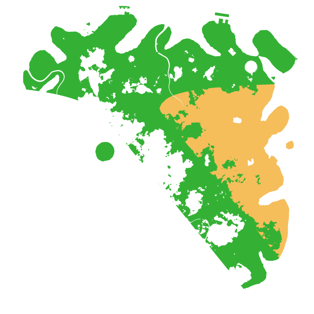 Biome Rust Map: Procedural Map, Size: 4500, Seed: 77928332