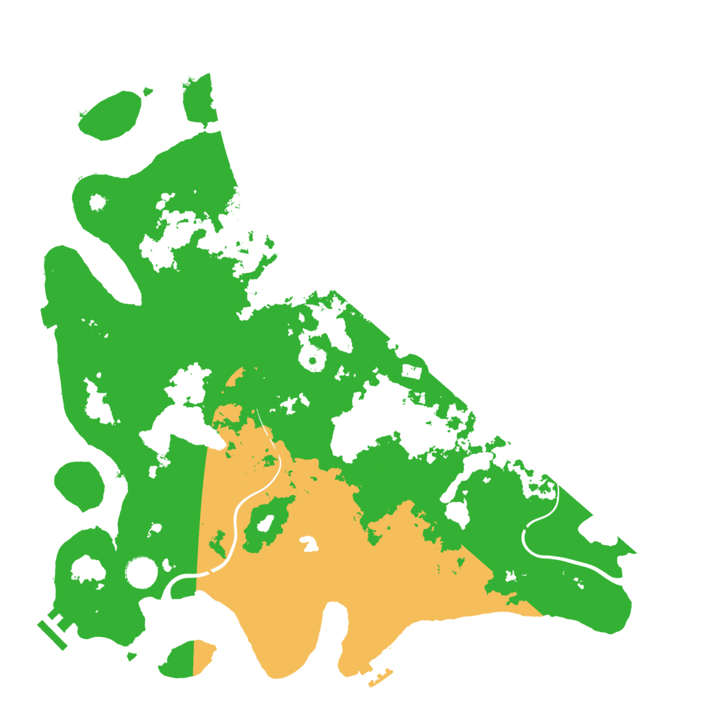 Biome Rust Map: Procedural Map, Size: 4000, Seed: 18881