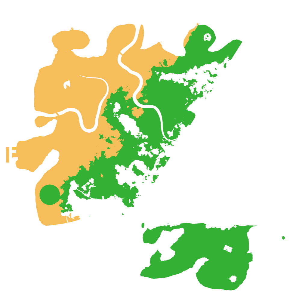 Biome Rust Map: Procedural Map, Size: 4000, Seed: 91648