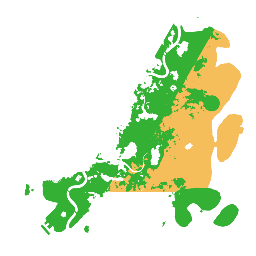 Biome Rust Map: Procedural Map, Size: 4250, Seed: 8430335