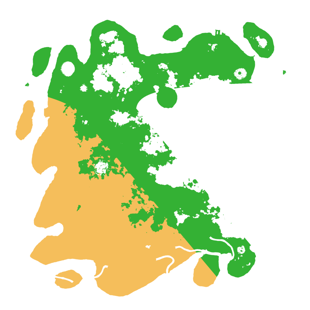 Biome Rust Map: Procedural Map, Size: 4000, Seed: 13245