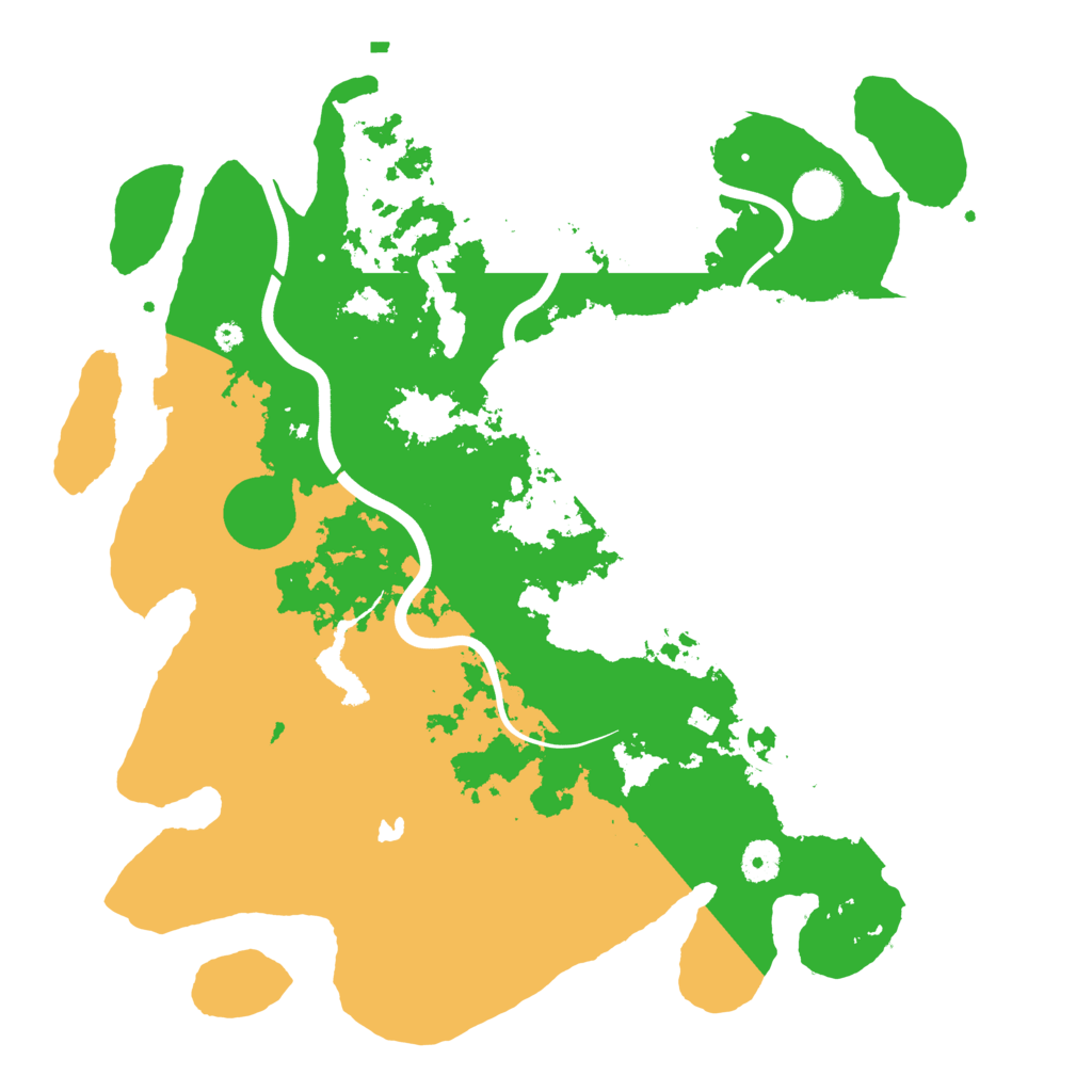 Biome Rust Map: Procedural Map, Size: 4000, Seed: 13245