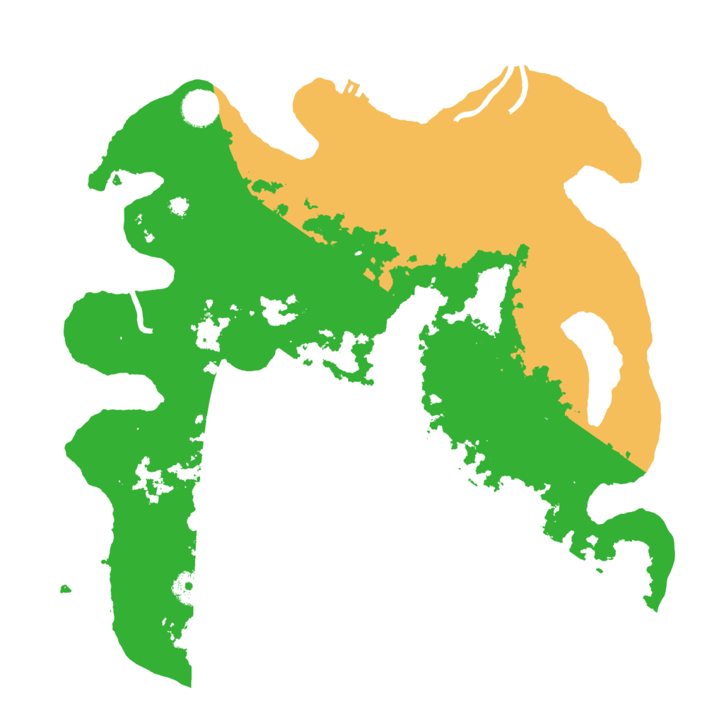 Biome Rust Map: Procedural Map, Size: 3500, Seed: 2069413468