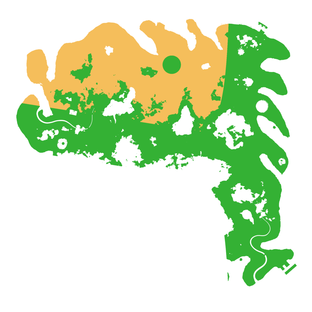 Biome Rust Map: Procedural Map, Size: 4500, Seed: 1575489276