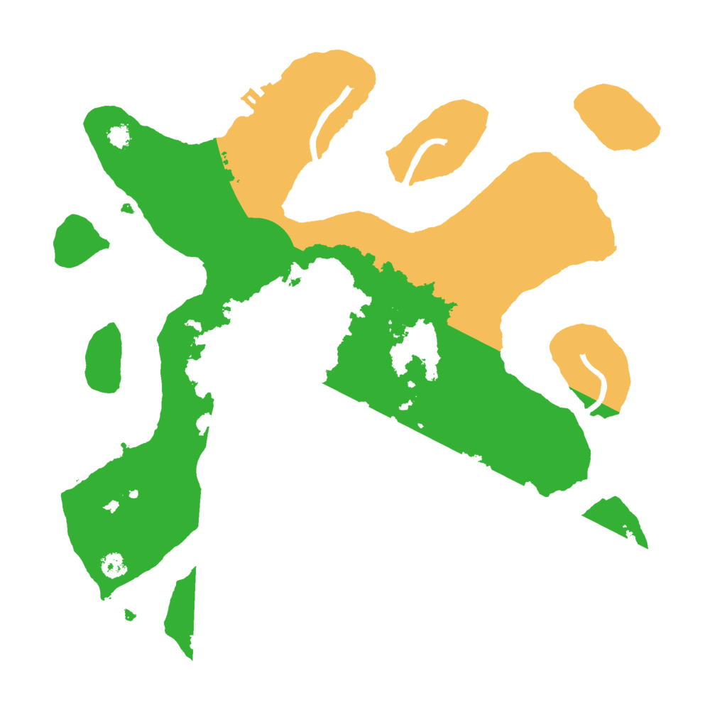 Biome Rust Map: Procedural Map, Size: 3000, Seed: 27444795