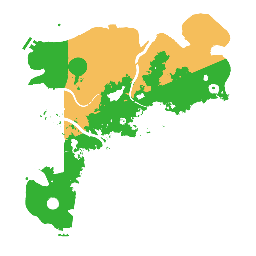 Biome Rust Map: Procedural Map, Size: 3750, Seed: 713006739