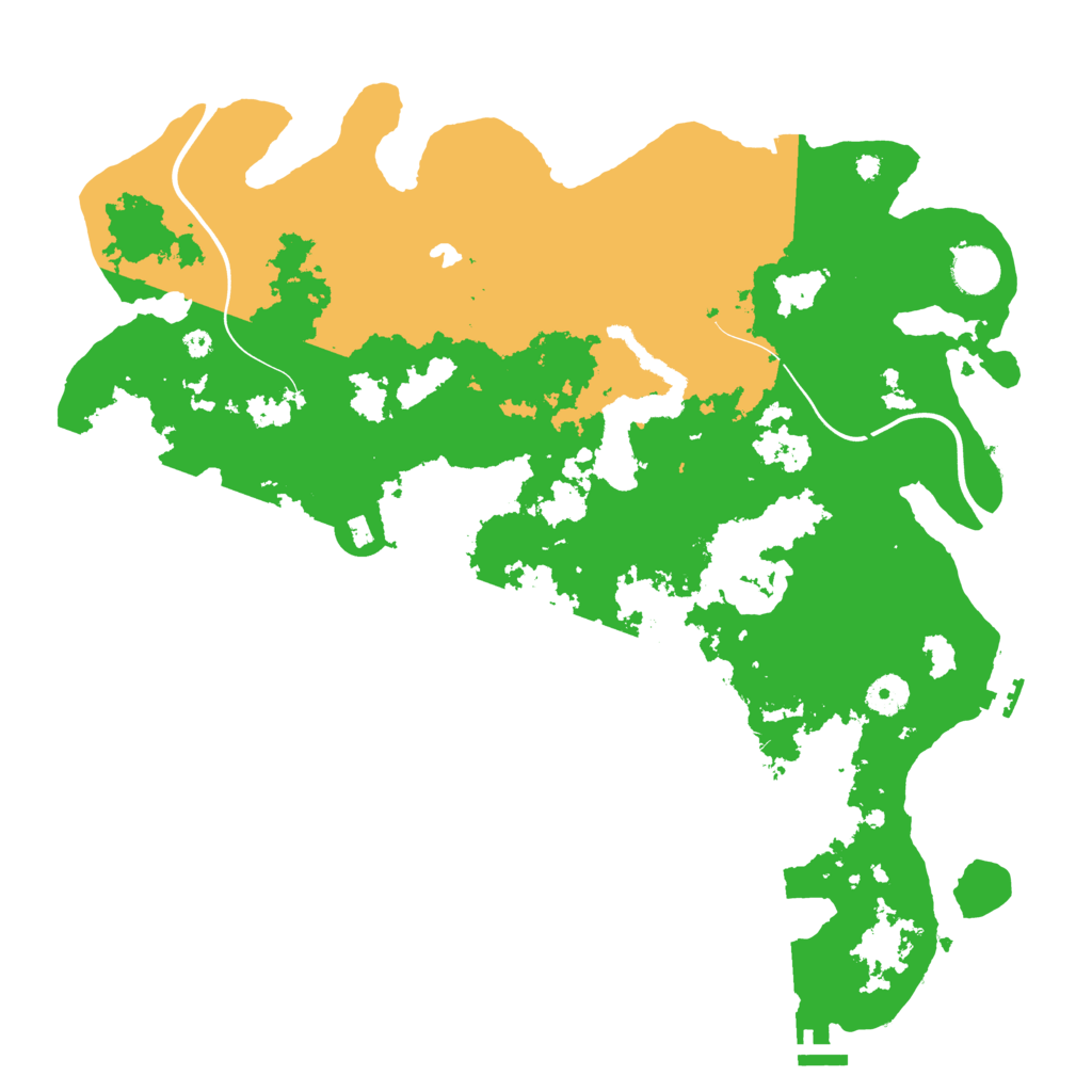 Biome Rust Map: Procedural Map, Size: 4000, Seed: 824374