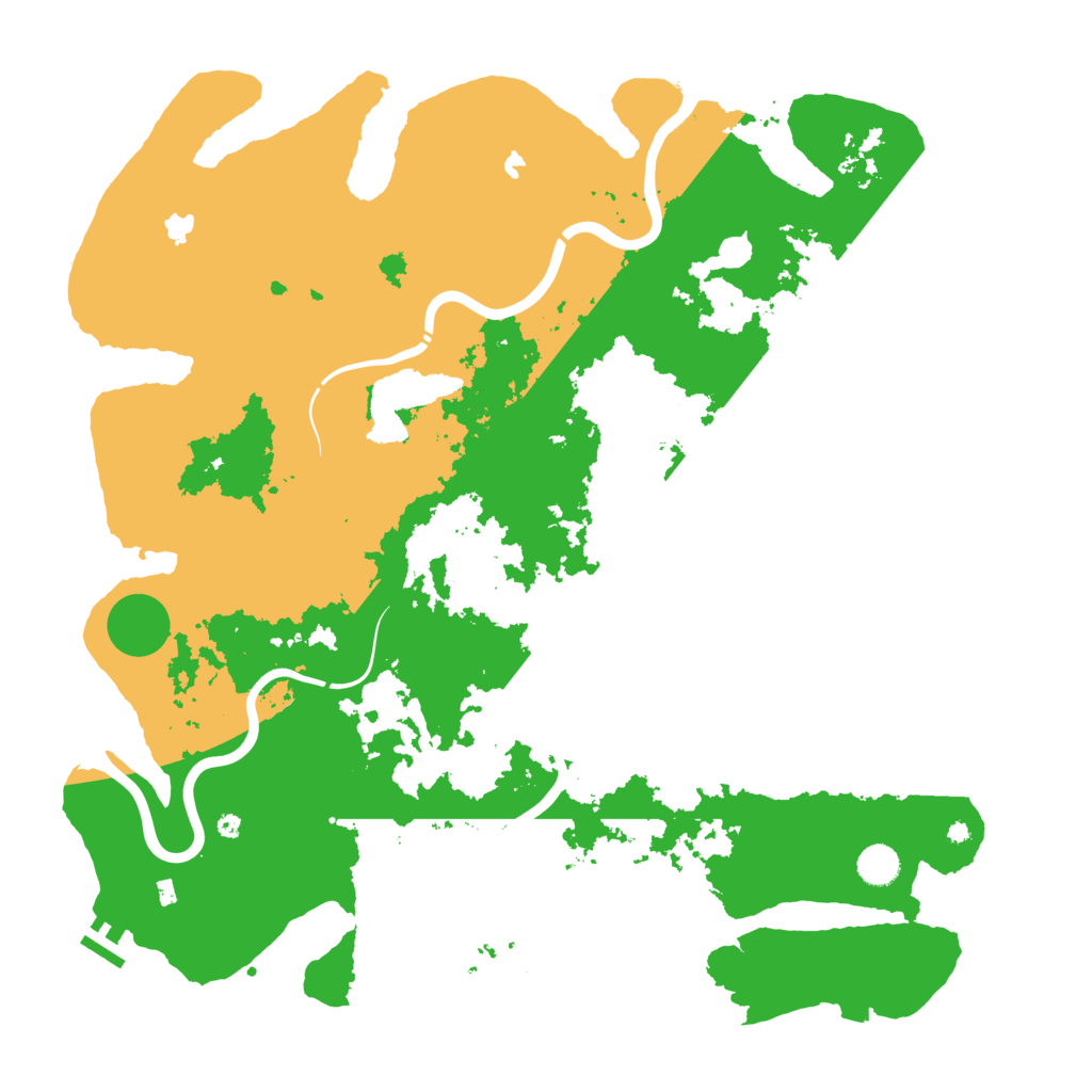 Biome Rust Map: Procedural Map, Size: 4600, Seed: 4