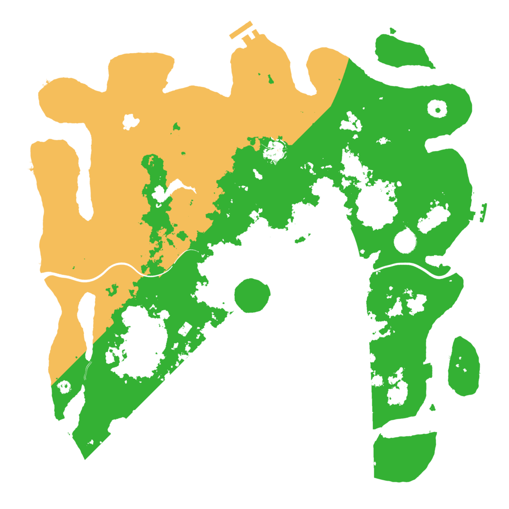 Biome Rust Map: Procedural Map, Size: 4000, Seed: 342424