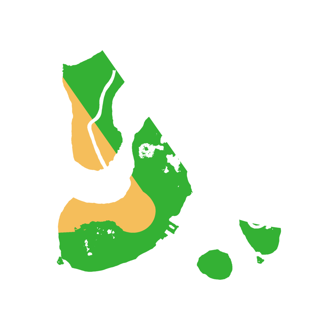 Biome Rust Map: Procedural Map, Size: 2100, Seed: 370390292