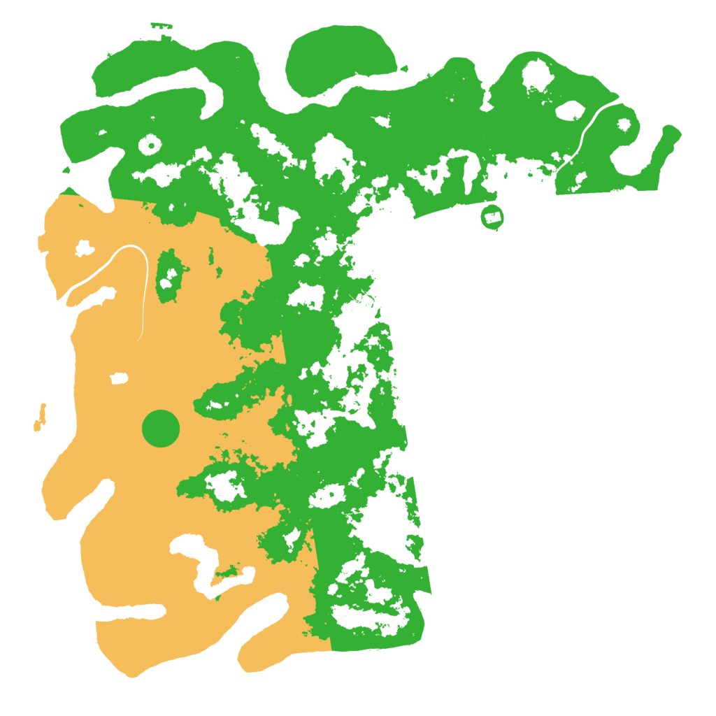 Biome Rust Map: Procedural Map, Size: 5000, Seed: 98852