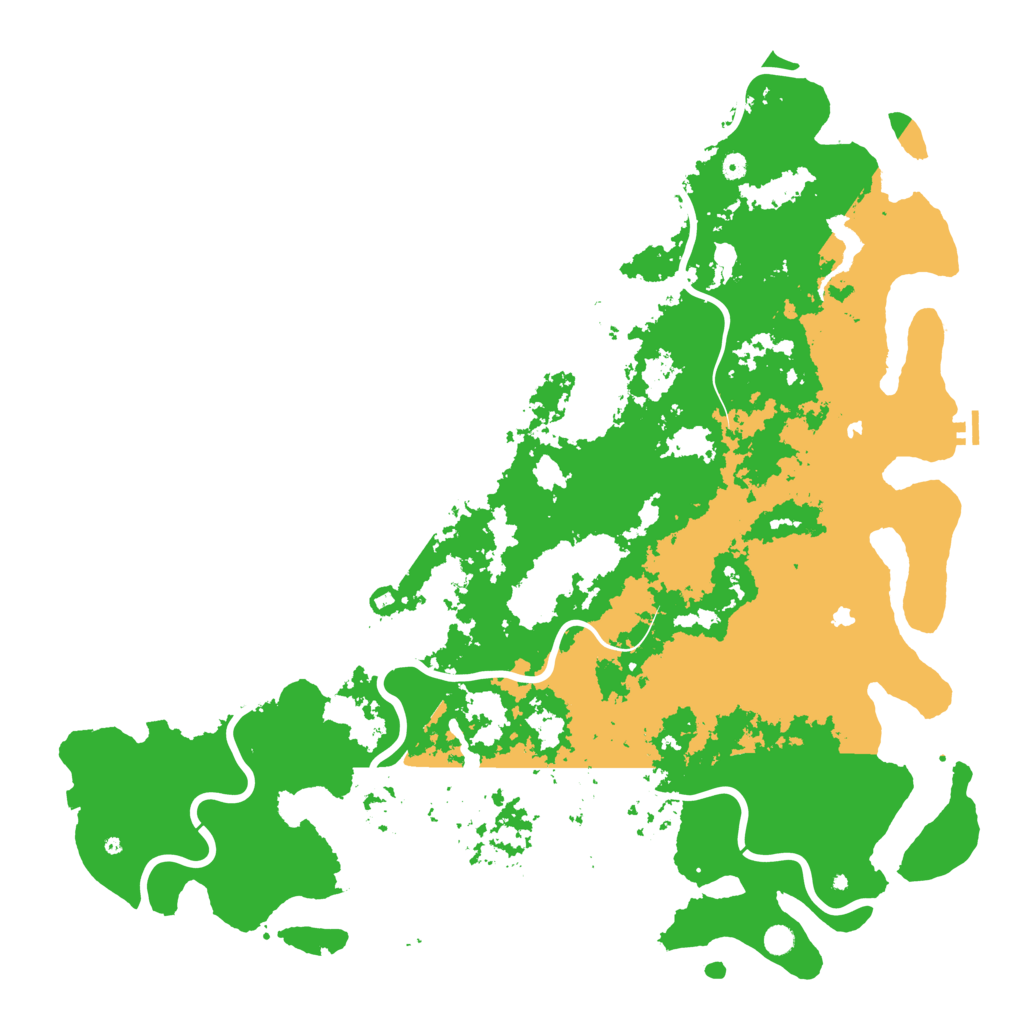 Biome Rust Map: Procedural Map, Size: 6000, Seed: 1132161296