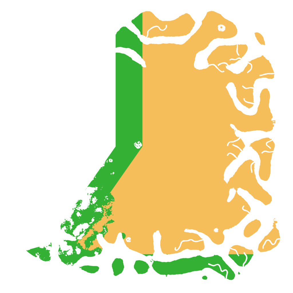Biome Rust Map: Procedural Map, Size: 6000, Seed: 1132161296