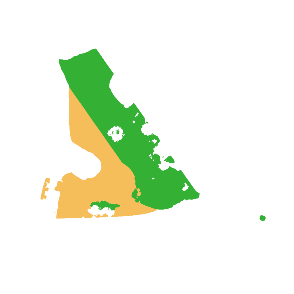 Biome Rust Map: Procedural Map, Size: 2000, Seed: 370390292