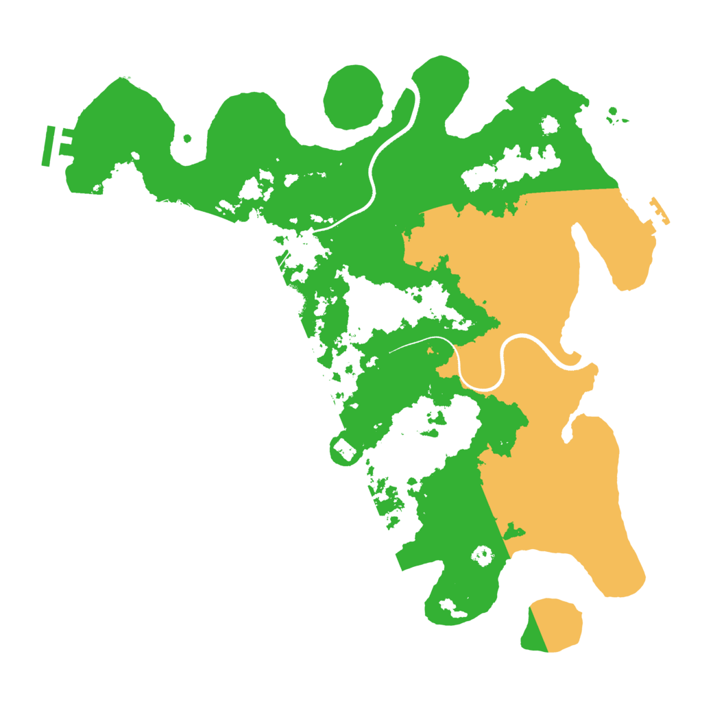 Biome Rust Map: Procedural Map, Size: 3500, Seed: 1333971742