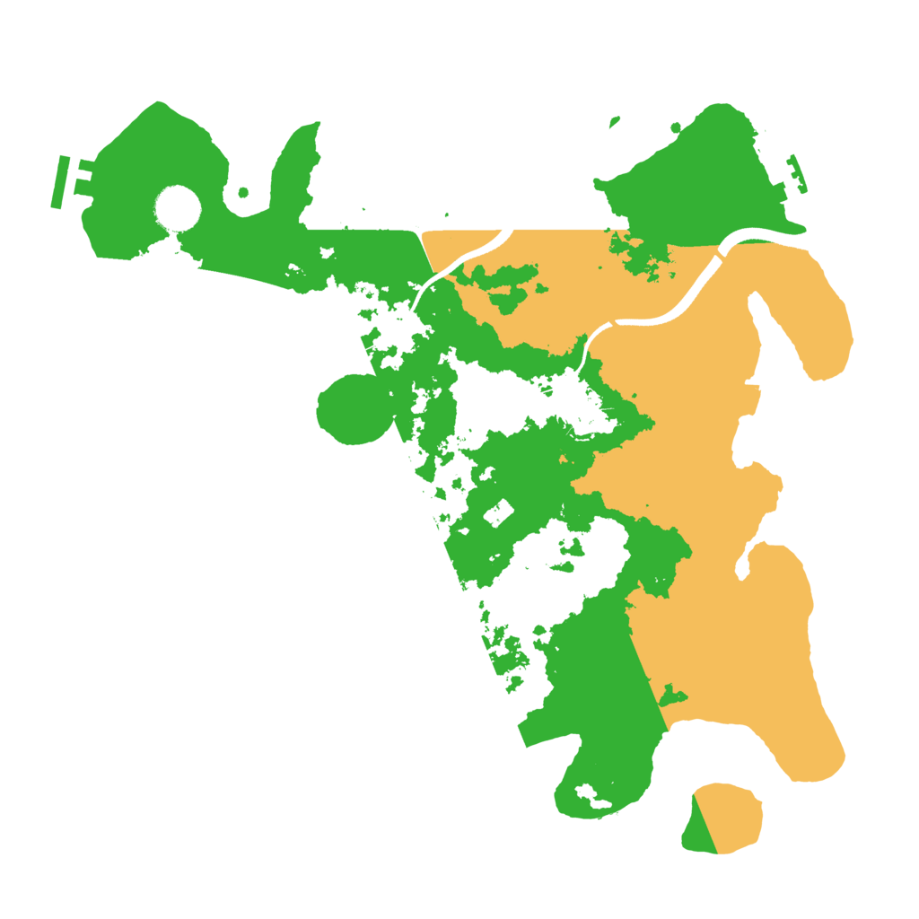 Biome Rust Map: Procedural Map, Size: 3500, Seed: 1333971742