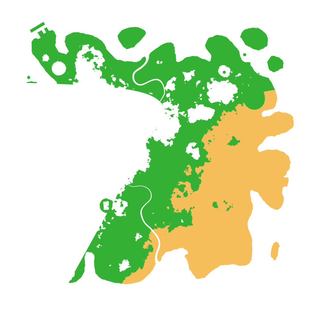 Biome Rust Map: Procedural Map, Size: 3950, Seed: 1177959203