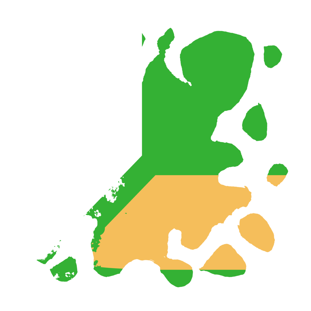 Biome Rust Map: Barren, Size: 3500, Seed: 1184103267