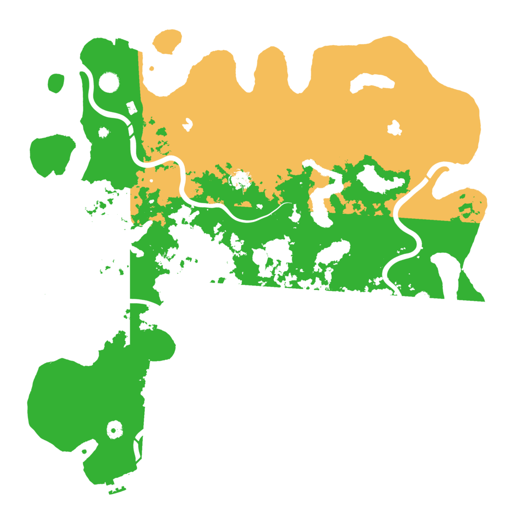 Biome Rust Map: Procedural Map, Size: 4500, Seed: 608955263
