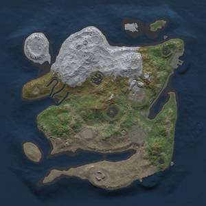 Thumbnail Rust Map: Procedural Map, Size: 2700, Seed: 22, 12 Monuments