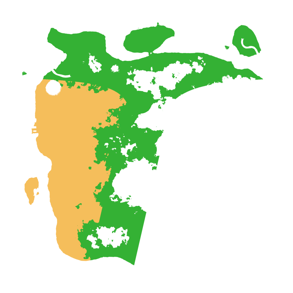 Biome Rust Map: Procedural Map, Size: 3500, Seed: 1770740724