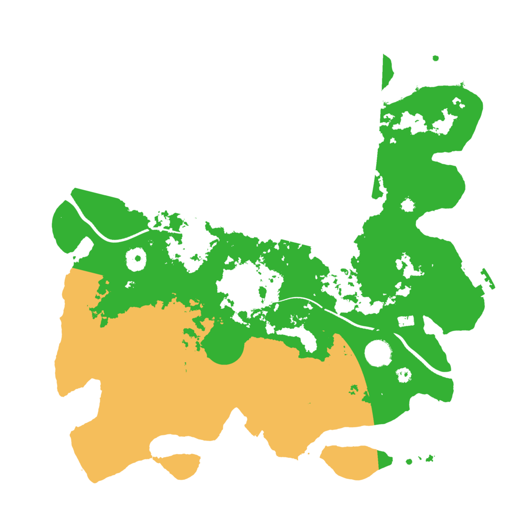 Biome Rust Map: Procedural Map, Size: 3500, Seed: 2084853035