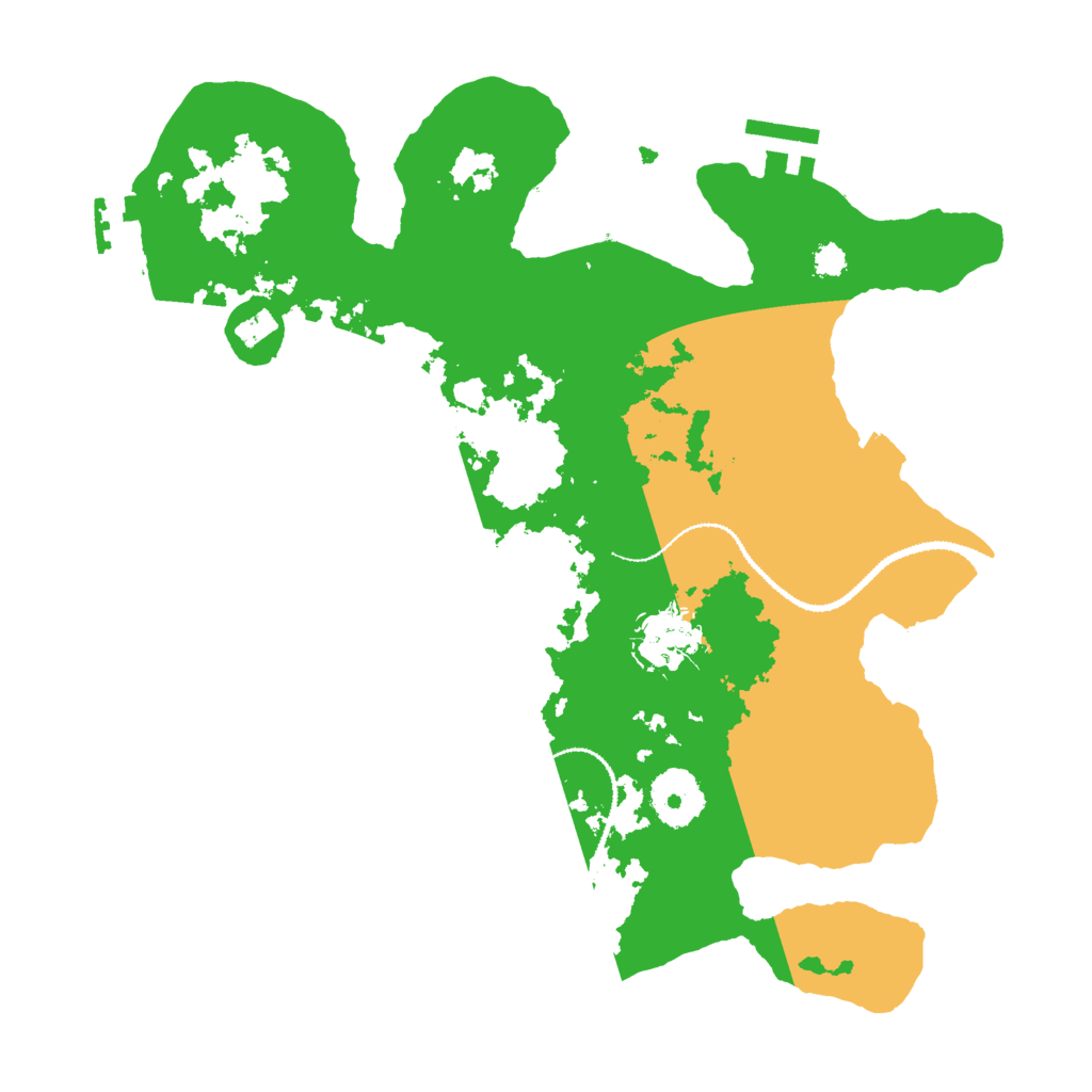 Biome Rust Map: Procedural Map, Size: 3000, Seed: 505519