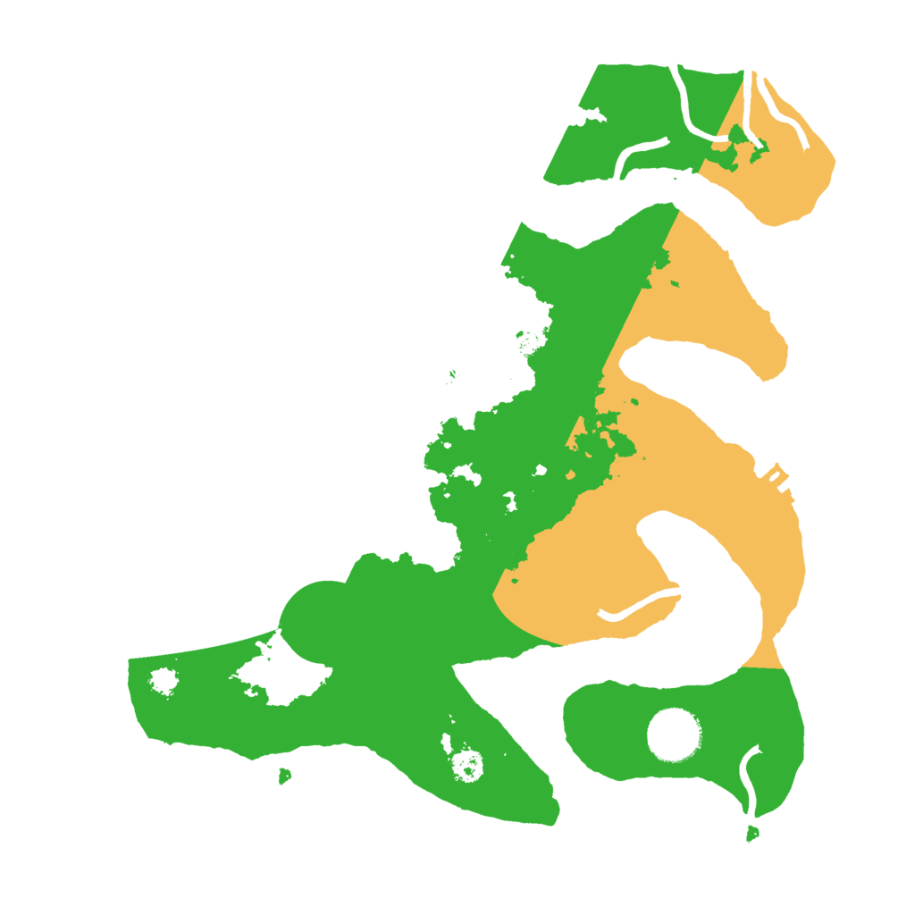 Biome Rust Map: Procedural Map, Size: 3000, Seed: 1281010640