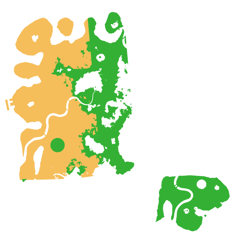 Biome Rust Map: Procedural Map, Size: 4500, Seed: 341358259