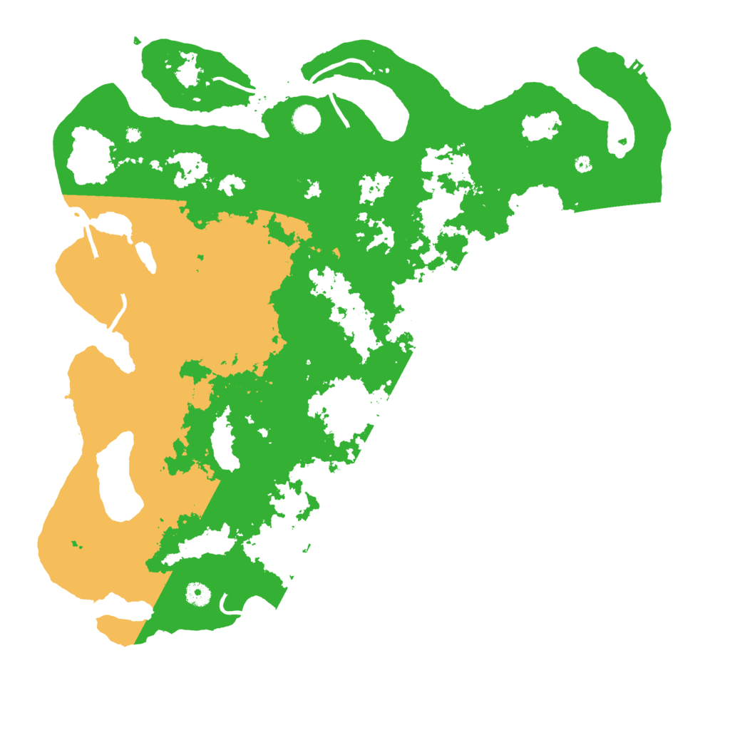Biome Rust Map: Procedural Map, Size: 4500, Seed: 1145141919