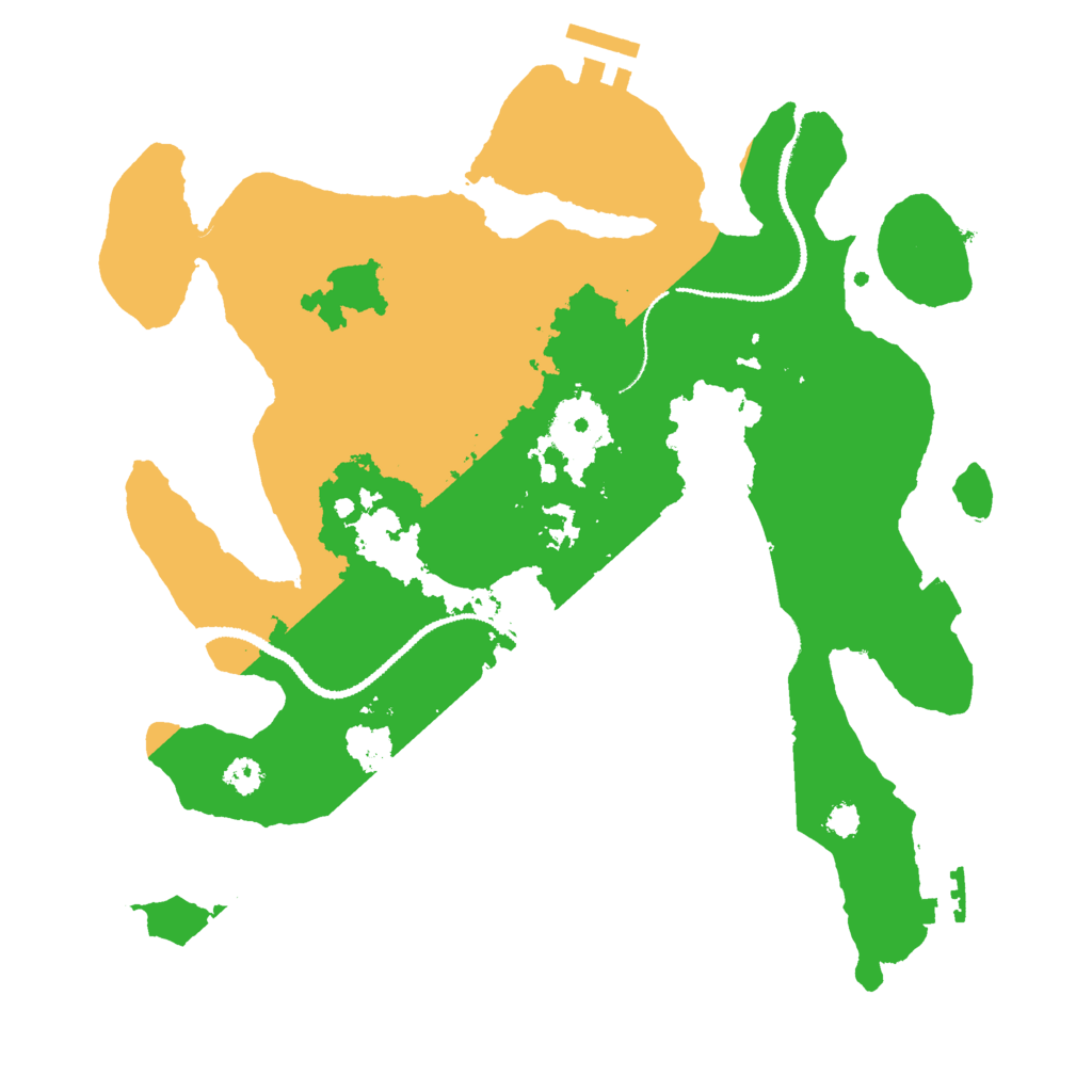 Biome Rust Map: Procedural Map, Size: 3000, Seed: 714451