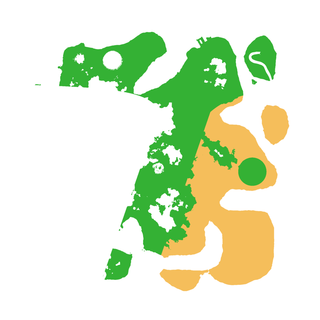 Biome Rust Map: Procedural Map, Size: 3000, Seed: 243000067