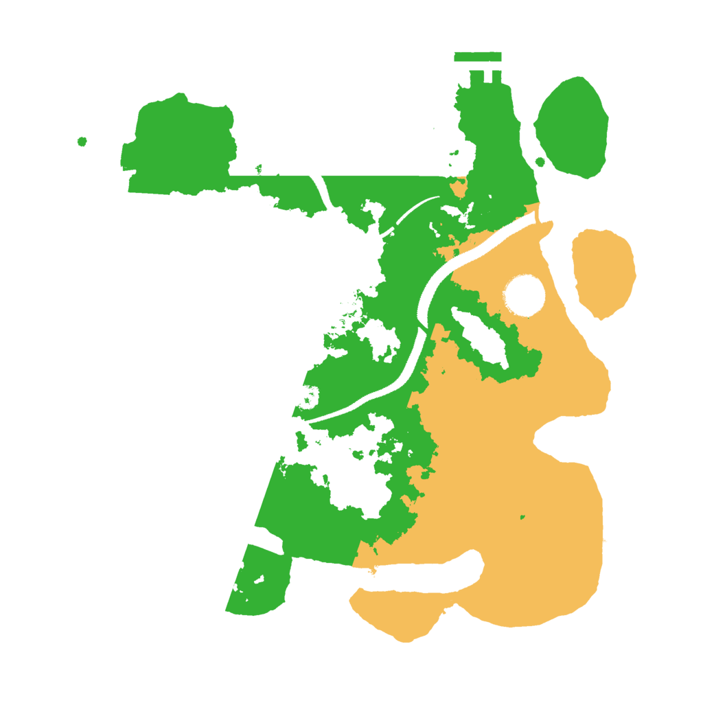 Biome Rust Map: Procedural Map, Size: 3000, Seed: 243000067