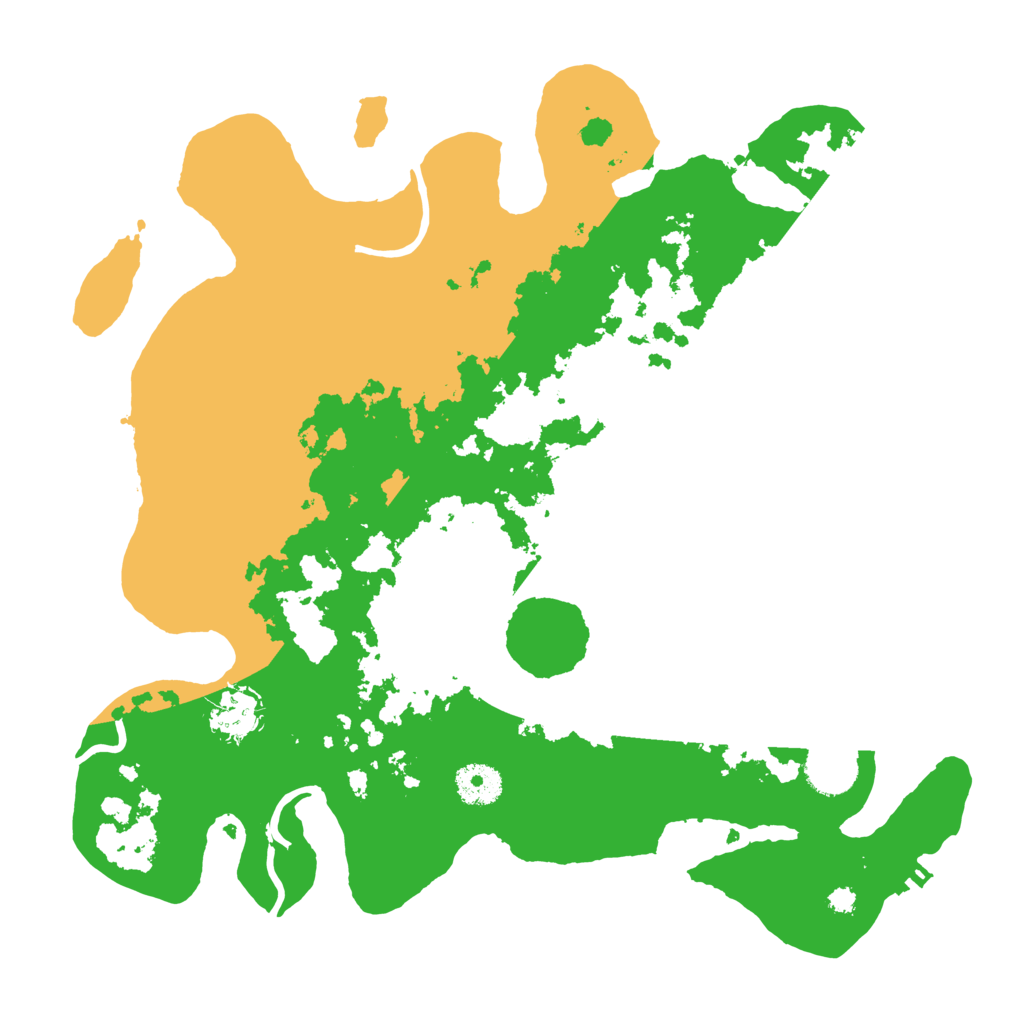 Biome Rust Map: Procedural Map, Size: 3500, Seed: 388255